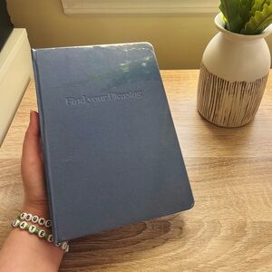 Pleasing Blue Embossed Journal